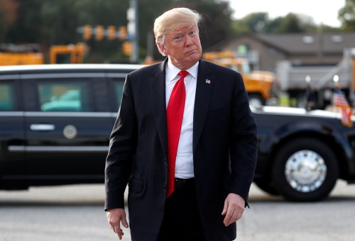 トランプ大統領は「素晴らしい成功」と中間選挙を総括した(写真:ロイター/アフロ)