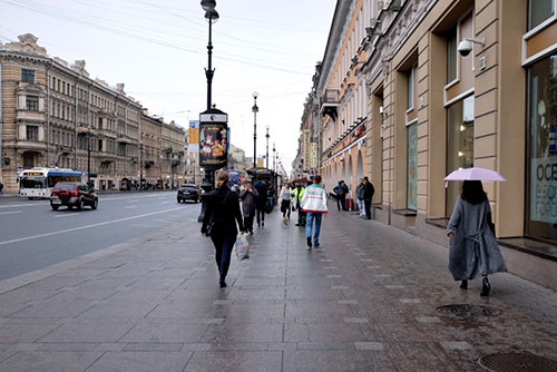 よく言われるように、サンクトペテルブルクの町は垢抜けていてヨーロッパの町という印象を受ける