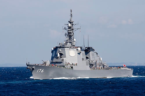 イージス装置一式を装備した海上自衛隊のこんごう型護衛艦「ちょうかい」(写真:井上 孝司)