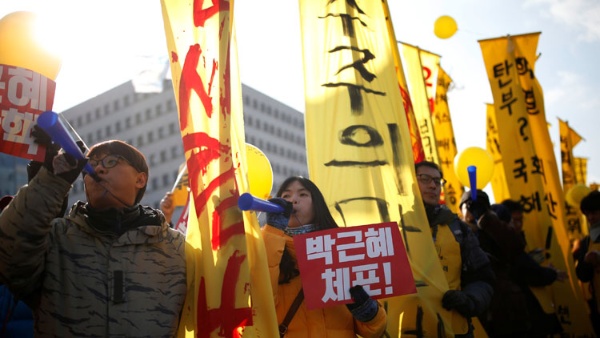 韓国国会 朴槿恵弾劾案を可決 日経ビジネス電子版