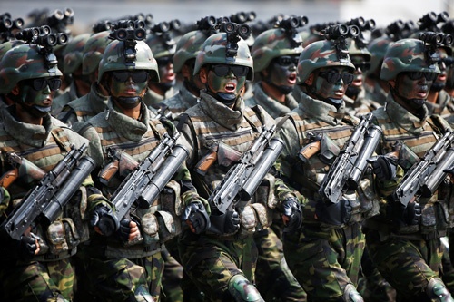 米国と北朝鮮軍が対峙する日は来るか(写真:ロイター/アフロ)