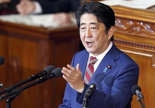 安倍晋三首相にとっても2018年は勝負の年になる(写真:日刊現代/アフロ)