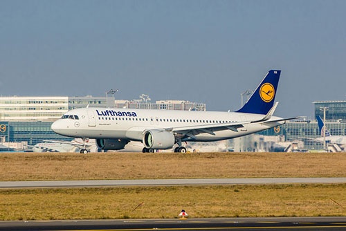 ルフトハンザが導入したA320neo。既に定期便にも投入されている(写真:エアバス提供)