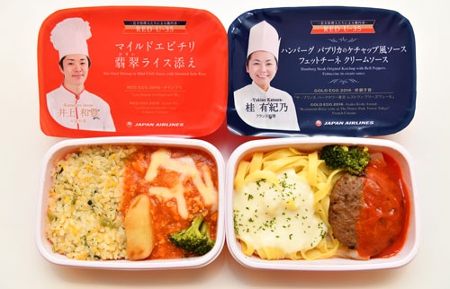 JALが9月から提供する中華料理などの新メニュー