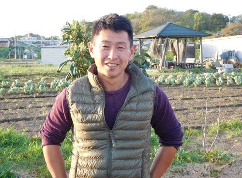 都市農業の再評価を訴える小野淳さん(東京都国立市)