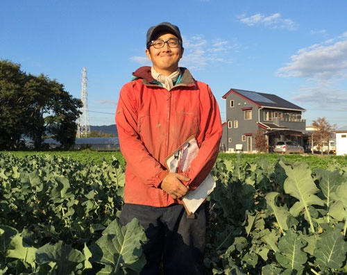 志野佑介さんは農業法人を経営していた(茨城県土浦市)