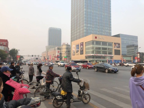 中国・雄安の中心地