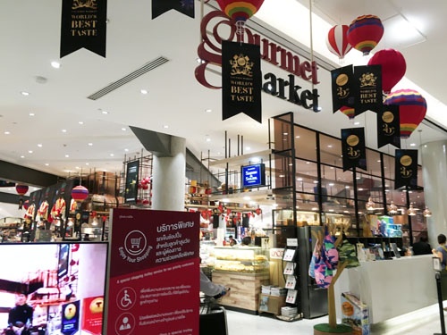 百貨店第2位のザ・モール・グループが展開する「グルメマーケット」も開拓。日本でいうところの成城石井か紀伊国屋である。