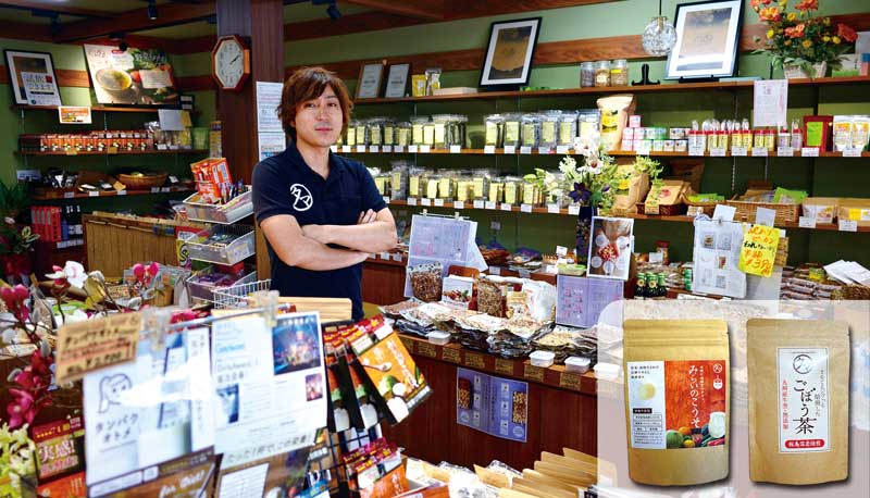 <b>タマチャンショップはアリババを介して中国市場に自然食品を拡販する。田中耕太郎店長</b>（写真＝藤村 広平）