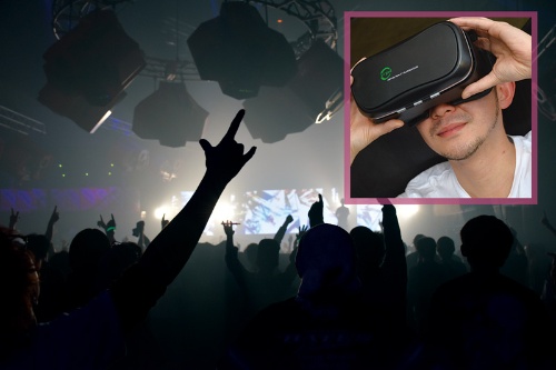 VRでコンサートを体験