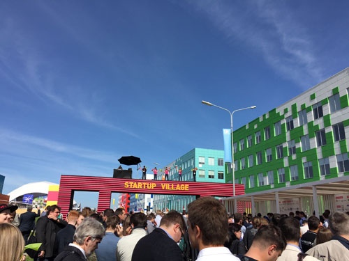 スコルコボ最大のイベントStartupVillageはスコルテックの学園祭ともいえる