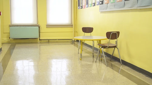 特別なケアが必要な子供のための教室もない(写真:Retsu Motoyoshi)