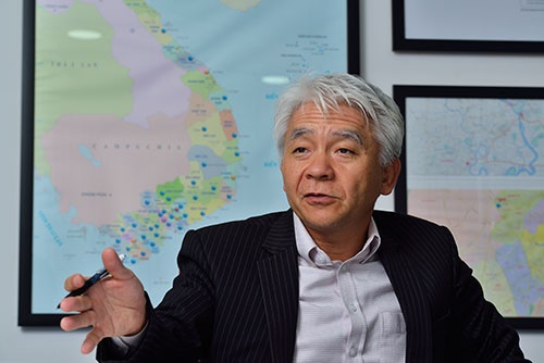 ベトナム味の素の本橋弘治社長は、「ベトナムは、まだ勝者が決まっていない。得意な部分は守り、不得意な部分は攻めていく」と話す