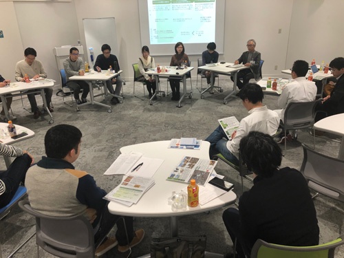 東京で開催されたあすびと福島コミュニティには、大学生と社会人が集まった