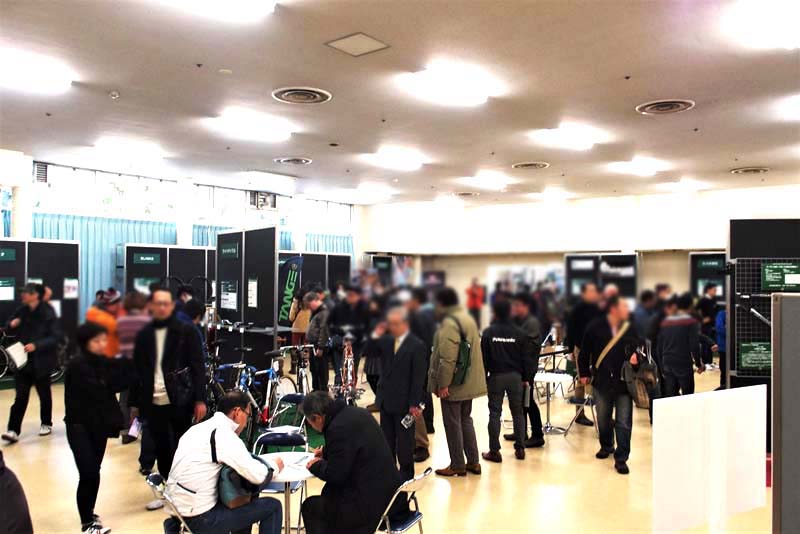 「2018 ハンドメイドバイシクル展」は2018年1月20、21日に科学技術館で開催された