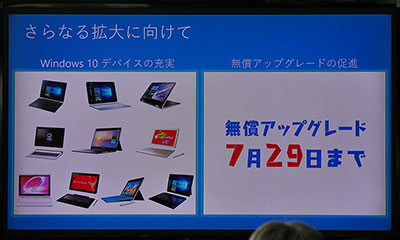 Windows 7/8.1のパソコンをWindows 10に無償アップグレードできるのは、今年の7月29日までだ