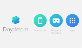 グーグルが発表したVRプラットフォーム「Daydream」のロゴ