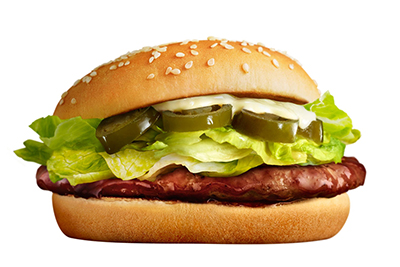 「裏てりやきマックバーガー」（単品350円、バリューセット650円。価格は一部地域を除く）。販売期間は6月15日から7月上旬（予定）。販売時間は10時30分から閉店まで（24時間店舗は翌4時59分まで）