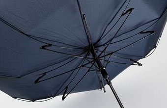 Z型ダボを採用しているため、ひっくり返っても傘への負担が少なく、スムーズに元の状態に戻すことができる