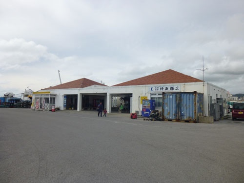 石垣港ターミナル(フェリー)<br/>離島桟橋から市内側の少し離れた場所にある