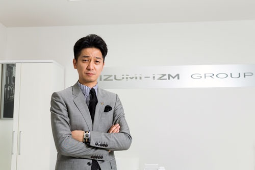いずみホールディングスの泉卓真社長(写真撮影:吉田サトル)