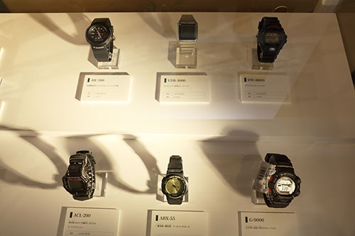 <b>カシオ計算機は1970年代から多機能デジタル時計を開発・販売していた</b>(写真:都築 雅人)