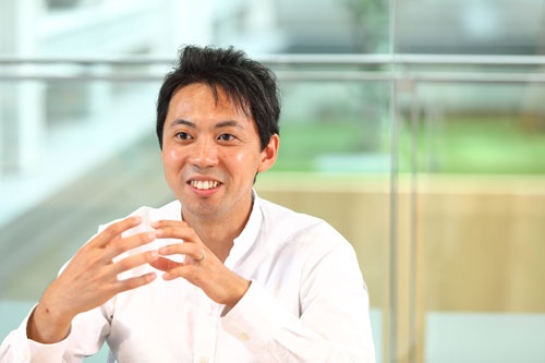 ラクスルの松本恭攝社長CEO(写真:北山宏一、以下同じ)