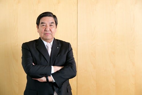 「AbemaTV」によるネットTV事業への参入を決断したテレビ朝日の早河洋会長兼CEO(撮影:的野弘路)
