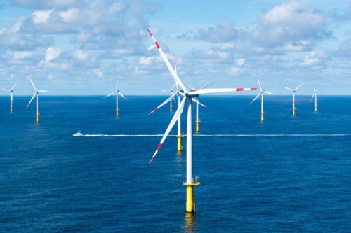 シーメンスガメサは洋上風力発電で5割以上の世界シェアを持つ（写真：シーメンス提供）