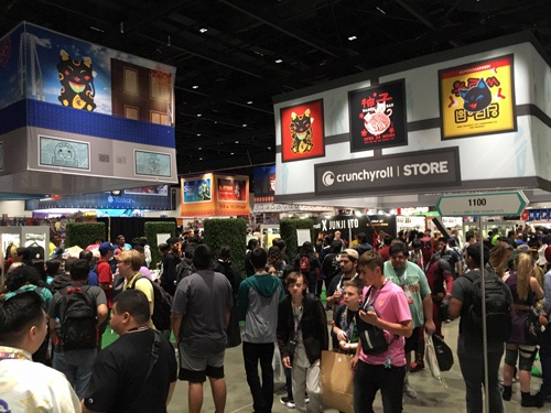 「Crunchyroll Expo 2019」の展示会場の様子