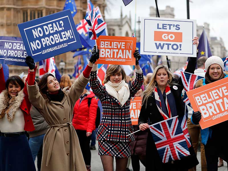 英EU離脱案が大差で否決 ワーストケースなら戦後最悪の不況も