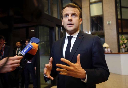 EU改革の遅れを気にするマクロン仏大統領は離脱延期に強く反対した(写真:AP/アフロ)