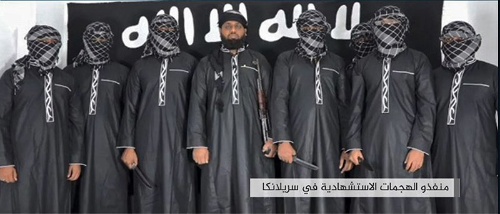 ISが発表資料に掲載した“実行犯”たちの写真(写真:AAMAQ NEWS AGENCY/AFP/アフロ)