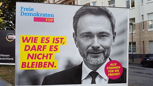 FDPのクリスティアン・リントナー党首(写真:熊谷 徹)