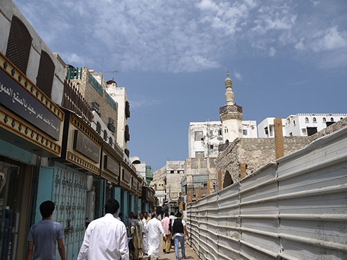 ジェッダの旧市街の最古のモスク、シャーフィイー・モスク（撮影は2012年）