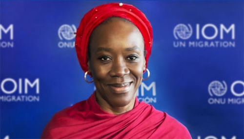 国際移住機関(IOM)のウゴチ・ダニエルズ副事務局長