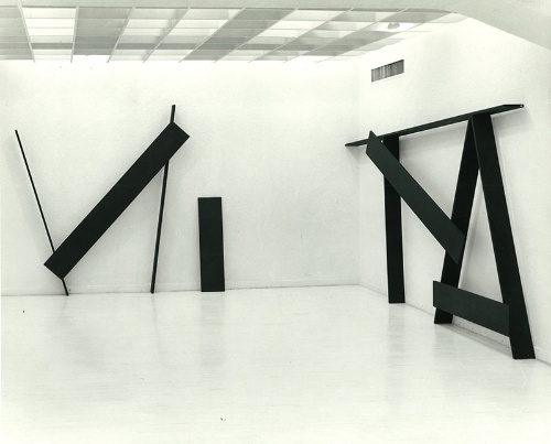 斎藤義重個展(第9回)展覧会風景(東京画廊+BTAP、1980年)