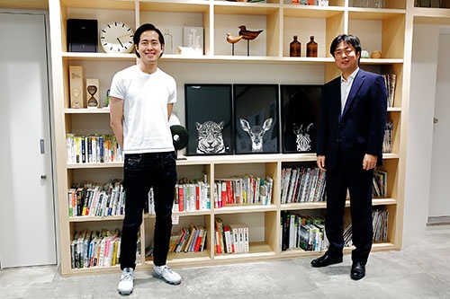 北野唯我氏(左)と藤吉雅春氏(撮影/竹井 俊晴、ほかも同じ)