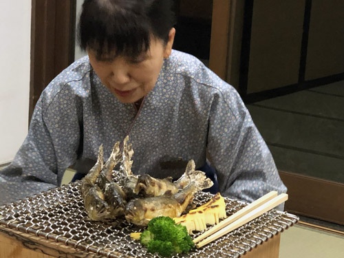 川魚もおいしかったな。来月も来ますのでよろしくお願いします。