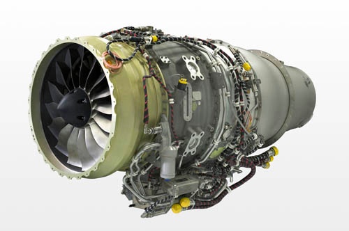ホンダジェットが搭載するエンジン「HF120」。開発は、本田技術研究所が行っている。エンジンメーカーとしては「GE Honda エアロエンジンズ」となる。（写真：ホンダ）