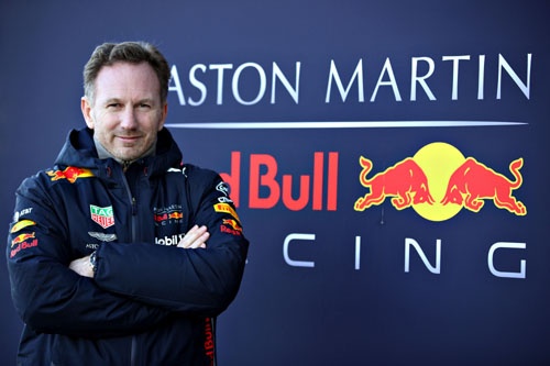 アストンマーティン・レッドブル・レーシング代表　クリスチャン・ホーナー氏。（写真：Getty Images / Red Bull Content Pool ）