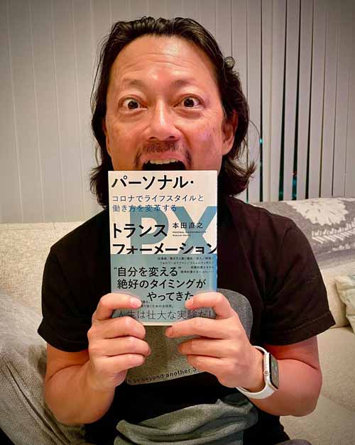 カメラの関係で妙に頭が大きく写ってしまいましたが、実際の本田氏はスラっとした8頭身であ……りま……す。