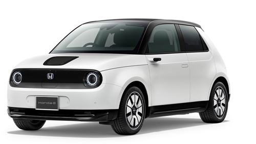 ホンダが昨年発売した電気自動車「Honda e」(写真:ホンダ)
