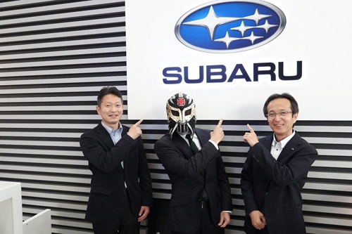 SUBARU 商品企画本部 プロジェクトゼネラルマネージャー 村田誠氏(右)、同 商品企画本部 主査 小野寺圭氏(左)