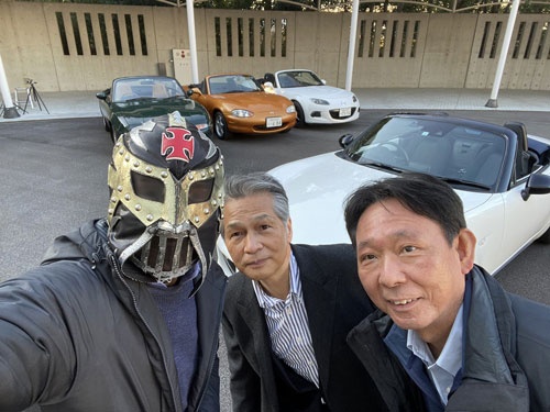 NDロードスター生みの親の山本さんと、現在NDの主査を担当される斎藤さん。やっぱりマツダのエンジニアは熱いですね。いろんな意味で(笑)。