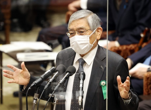 黒田東彦日銀総裁。「ポスト黒田」にらみ思惑が広がる(写真:つのだよしお/アフロ)