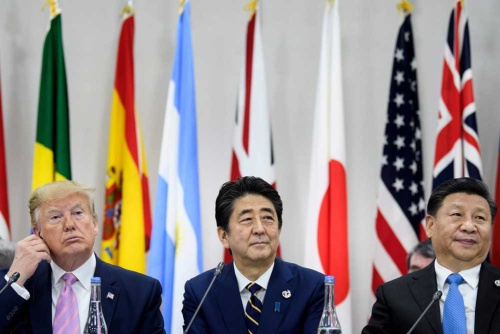 G20大阪サミットで、米国のトランプ大統領と中国の習近平国家主席は、交渉でどのような攻防を繰り広げたのか(写真:AFP/アフロ)