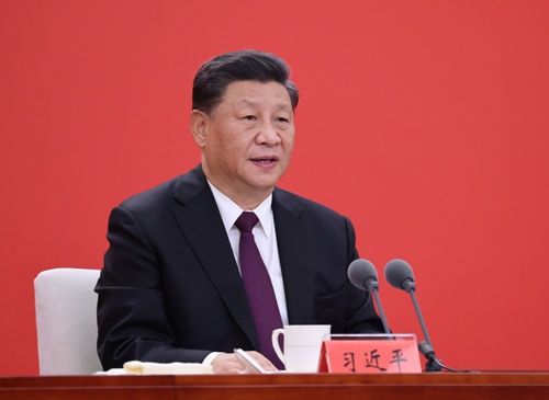 輸出管理を武器に米国への対抗姿勢を強める中国の習近平(シー・ジンピン)国家主席(写真:新華社/アフロ)
