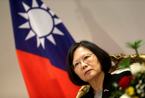 台湾の蔡英文総裁。日本はTPP加盟について台湾と水面下でコンタクトしていた(写真:ロイター/アフロ)
