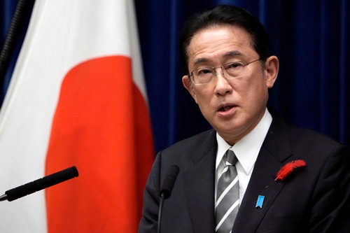 経済安全保障を主要政策の1つに据える岸田首相（写真：代表撮影/ロイター/アフロ）
